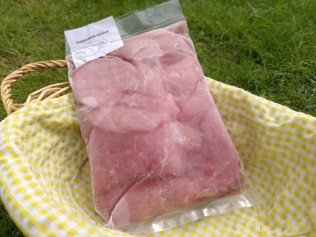 Ongepaneerde schnitzel